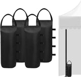 112 LBS Canopy Weights Sand Bags for Canopy Outdoor Advertising Tent Sunshade Fixed Windproof Pop up Tent（No Sand） 4-Pack Package May Vary