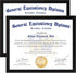 8.5x11 Diploma Frame, Black Picture Frame With Clear Plexiglass, 2 Pack Certificate for Wall Display, Document Frame, High School Diploma