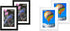 5x7 Picture Frame Set of 2 & 8x10 Picture Frame Set of 2, Photo Frame with HD Plexiglass, Display Pictures 5x7 with Mat or 8x10 Without Mat