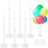 6 Sets Balloon Sticks with Base,Balloon Stand Kits,Balloon Stands with Base for Table Center Floor Birthday Wedding Party Decorations
