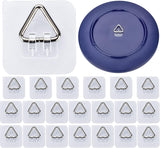 Wall Hangers 20 Pack - Vertical Plate Holders, Adhesive Picture Hanger for Wall Decoration