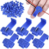 60Pcs Solderless Quick Splice Wire Connectors 18-14 AWG Splice Connector Snap Electrical Wire Connector Cold Pressed Insulated Electric Wire Splice Connectors