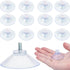 40 mm Glass Suction Pads Clear PVC Sucker Pads Suction Holder Without Hooks for Bathroom Wall Door Glass Window Car Shade (Clear, 12pcs)