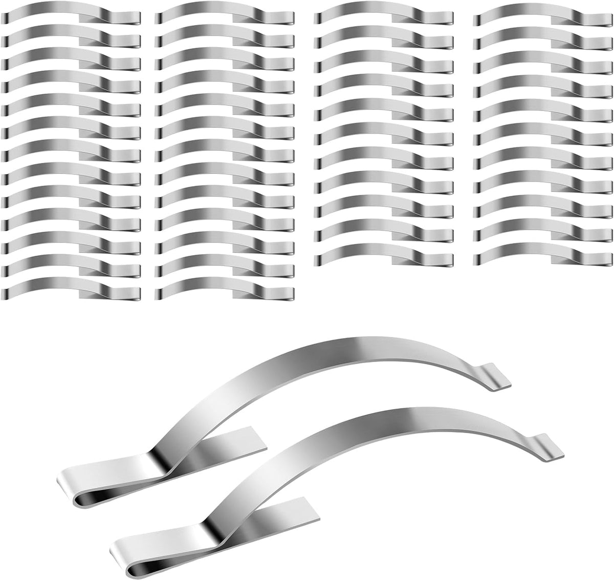 50Pcs Corner Mount Flat Window Spring Window Screen Tension Spring Corner Clips Stainless Steel Window Screen Clips to Prevent Screen Windows Shaking