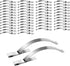 50Pcs Corner Mount Flat Window Spring Window Screen Tension Spring Corner Clips Stainless Steel Window Screen Clips to Prevent Screen Windows Shaking