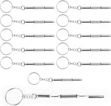12 Pcs Keychain Eyeglass Screwdriver 3 in 1 Screwdriver Key Steel Eyeglass Screwdriver Eyeglass Screwdriver Repair Kit with Keychain Portable Screwdriver Hand Tools