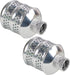 2 Pack Bubbler Sprinkler Heads, Aluminum Diffuser Flood Nozzle for Delicate Watering, Gentle Garden Metal Watering Soaker Sprinkler for Plants Garden Lawn Yard