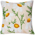 Embroidered Throw Pillow Covers, Soft Pillow Cases Couch Pillow Covers with Zipper, Decorative Cushi Covers for Sofa Living Room Couch Bed,18x18 inch (Daisy)