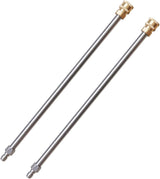 Pressure Washer Extension Wand, 17 Inch Stainless Steel with 1/4" Quick Connect Power Washer Lance, 2 Pack