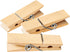 Clothes Pins, Sturdy and Heavy Duty Natural Wood Clips Wooden Clothespins for Hanging Clothes Photo Pictures Crafts Small Classroom Decorative Peg, 30 PCS