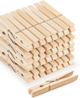Large Clothes Pins Wooden Clothespins, 4 Inch 48 Pack Heavy Duty Outdoor Pegs, Clothing Hanging Laundry Close Pin Chip Clips Cheer Pins for Bags Photo Picture Artwork Crafts Display