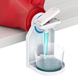 Laundry Detergent dispenser Cup Holder,Nozzle Upgraded Labor-Saving Switch Easily No More runny or Messy Laundry Detergent, Laundry Cup Holder and drip Tray room organizati and storage