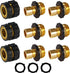 Garden Hose Quick Connector, 3/4 Inch Male and Female Garden Hose Fitting Quick Connector, 3 Female + 6 Male