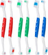 Petluno Pet Toothbrush for Dogs, Cats, Double Headed with Soft Bristles, Easy Teeth Cleaning, Non Slip Dog Toothbrushes in Bulk (Pack of 6) 6 Pcs 