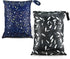 2 Pcs Waterproof Reusable Wet Dry Bag for Diaper Baby Cloth Gym Clothes Washable Travel Bags Beach Pool Swimsuits Pockets with Two Zippered Dirty Diapers Stroller Yoga Toiletries Daycare Organizer
