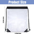 2 Pcs Clear Backpack for Stadium Events, Waterproof PVC Drawstring See Through Bag for Men and Women, Ideal for Gym Stadium Events Concert Colleges Work Festivals Travel Shopping (17x13 Inch)