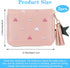 2 PCS Wallets for Girls, Small PU Leather Girls Wallets for Kids 6-8 with Zipper and Card Slots, Cute Credit Card Holder with Heart-embroidery Star Tassels Pendant for Kids Women (Blue, Pink)