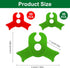 60Pcs Plant Training Clips, Reusable 90 Degrees Bud Trainer Lst Clips for Low Stress Training Plant Stem Support Bud Bender for Tomatoes Cucumbers Climbing Plants in Indoor Outdoor Gardens (Red Green)