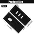 Xinjoduz 8 pcs Black Hook Waist Band Extenders, Pants Waist Extenders with Metal Hook Adjustable Waistband Extender for Men Women, Pants, Jeans, Skirts, Trousers Fasteners