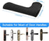 Homakover Door Handle Covers, Door Knob Covers for Summer Anti-Scald Hands, and Winter Antifreeze Hands, Door Knob Protector, Made of 2mm Neoprene (2 Pieces Black)