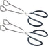 10-Inch Heavy Duty Stainless Steel Kitchen Scissor Tongs, Set of 2