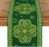Green Stripes Shamrocks 210 GSM St.Patrick&