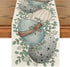 Eucalyptus Egg Easter Table Runner, Spring Kitchen Dining Table Decor for Indoor Outdoor Home Party Decor 13x72 Inch