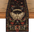 Poppy Moth Mushroom Moon Fall Table Runner, Seasonal Autumn Kitchen Dining Table Decoration for Home Party Decor 13x72 Inch