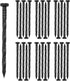 30 pcs Landscape Edging Anchoring Spikes, 6 inches Yard Lawn Paver Edging Stakes for Weed Barrier, Garden Fence, Artificial Turf