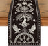 Black Viking Tree of Life Raven Helmet of Awe Table Runner, Seasonal Kitchen Dining Table Decoration for Home Party Decor 13x72 Inch