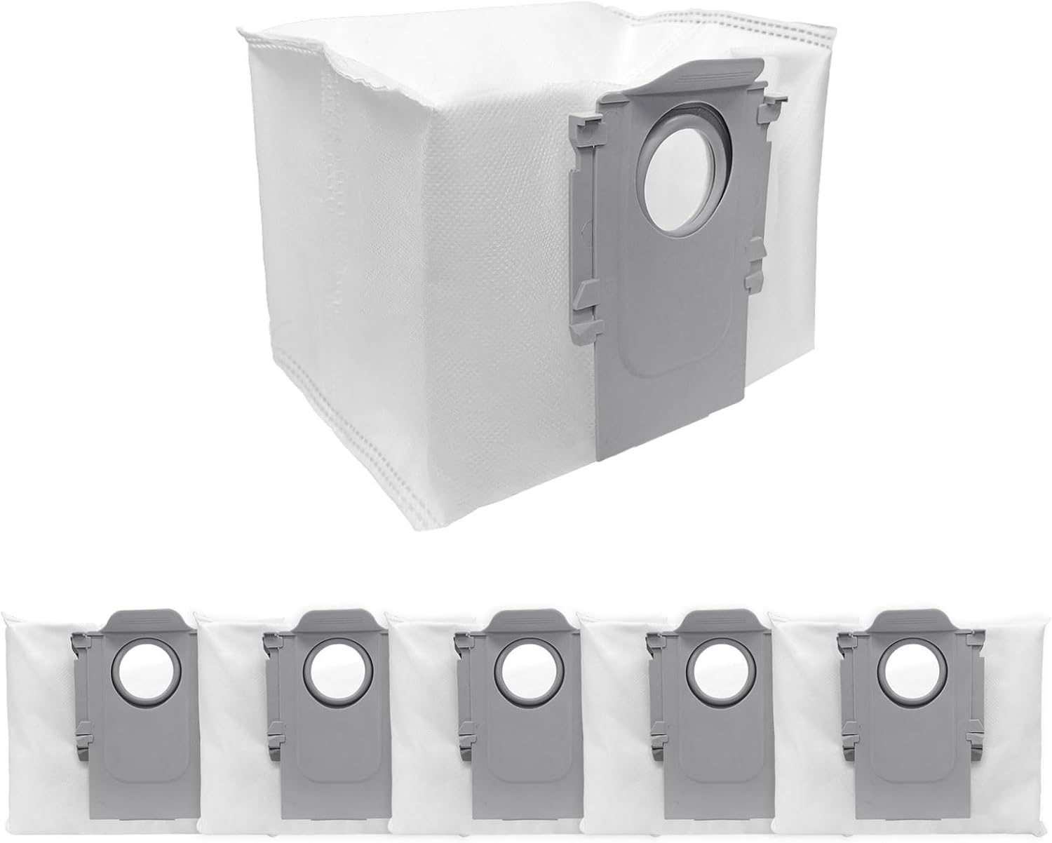 6 Pcs Replacement Refill Dust Bags Compatible with  Q10 S5+, Q10 X5+, Q7 M5+, Q5 Max+, Q5+, S8 Pro Ultra, S8+, Q7 Max+, Q8 Max+, Robotic Vacuums 3L Large Capacity