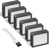 Filters Replacement for i-Robot Roomba E I & J Series i1+ i3 i3+ i4 i5/plus i6 i6+ i7 i7+/plus i8 i8+ E5 E6 E7 Vacuum Cleaner parts 4639161,6 Pack High Efficiency Filters+1 Cleaning Brush