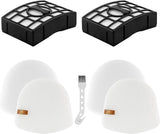 ZU560 Filter Replacement Compatible with Shar-k Rotator Navigator Zero-M Lift-Away Speed Upright Vacuum ZU560C, ZU561, ZU562, ZU572, UV572CCO, UV650, Replaces Part XFFK560, XHEPA560