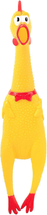 Screaming Chicken, Squeaky Chicken Dog Toys Gag Gifts Prank Novelty Toy Party Favors for Kids Adults April Fools Pranks Easter Goodie Bag Fillers Easter Basket Stuffers