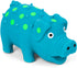 Squeaky Latex Grunting Pig Dog Toy, 4 Inch Small Blue Prank Gifts Puppy Chew Toys Rubber Squeeze Gift for Dogs