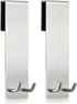 Shower Door Towel Hook Extended Length, No Drilling & Adhesive Needed Stainless Steel Bathroom Hangers for Frameless Shower Stall Wall