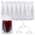 24 Pcs Plastic Flasks, 8 Oz Concealable and Reusable Drink Pouches, Leak-Proof Food Grade Plastic for Travel (8OZ-24PCS +3 Funnels)