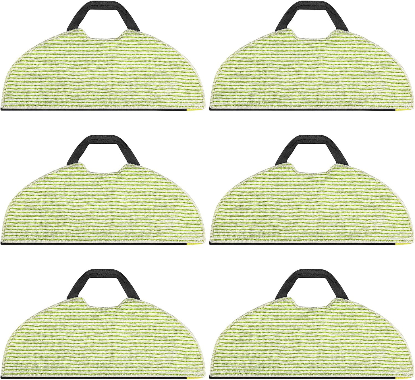 AV2610WA RV2610WA Vacuum Mop Replacement Pads Compatible with Shark RV2610WA AV2610WA RV2620WD RV2410WD AI Ultra 2- in-1 Robot Vacuum, Washable Reusable Microfiber Soft Pads, 6 Pack