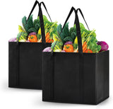Reusable Grocery Bags, Folding Shopping Bags with reinforced Bottom & Handles, Heavy Duty Reusable Bags for Groceries