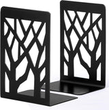 Book Ends, Bookends, Book Ends for Shelves, Bookends for Shelves, Bookend, Book Ends for Heavy Books, Book Shelf Holder Home Decorative, Metal Bookends, Bookend Supports, Book Stoppers (1 Pair, Black)