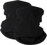 2 Pack Winter Neck Warmer Gaiter,Soft Fleece Windproof Face Cover Mask Scarf Bandana for Men & Women Outdoor Sports