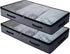2 Pack Soft Underbed Storage Containers with 4 Handles & Transparent Lid for Easy find,Durable Material, Foldable, Dark Gray