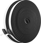 Self Adhesive Foam Tape Weatherstrip 1/2In x 1/4In x 42Ft High Density Foam Insulation Strips Seal Weather Stripping with Strong Adhesive for Door and Window Sound Isolation Soundproofing