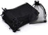 100Pcs Black Organza Bags 3x4 Inch, Small Mesh Jewelry Bags Drawstring Gift Bag Wedding Party Favor Halloween Candy Treat Pouches