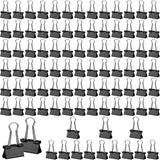 180Pcs Small Binder Clips, Mini Binder Clips, 0.63 in/15mm Clips Office Supplies, Paper Clamps, Binder Paper Clips for Office Supplies Home School Food DIY