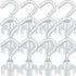 Magnetic Hooks, Cruise Ship Essentials, 30lb+ Heavy Duty Magnetic Hooks for Cruise Cabins, Refrigerator, Grill, Hanging, and Travel | Extra Strong Must-Haves Magnet Hook(White,Pack of 12)