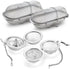 Ultrasonic Cleaner Basket, Stainless Steel Basket for Ultrasonic Jewelry Cleaner, Jewelry Steam Cleaner Basket Small Parts Washing Basket for Jewelry, Watch Parts