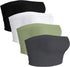 4 Pieces Tube Top Strapless Tops for Women Summer Bandeau Basic Crop Tops Sleeveless Shirt