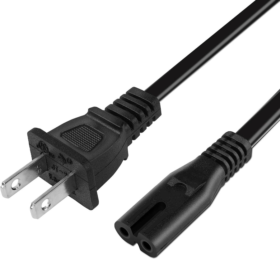 Power Cord for JBL PartyBox 100 110 200 300 310 710 1000 On-The-Go Speaker, ONN Party Speaker, JBL Soundbar 2 Prong Power Cable Replacement
