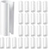 32 Pcs PVC Pipe Clips Pool Cover Clamps for Above Ground Pool Greenhouses, Row Covers, Garden, Shelters, Bird Protection, 2.4 Inch Long(for 1/2 Inch PVC Pipe,White)
